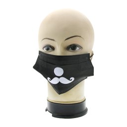 Mască medicală, negru 1, 1 buc