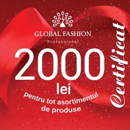 Un certificat de cadou de 2000 lei