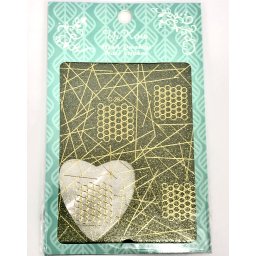 Autocolant pentru unghii (argintiu și auriu) C-28