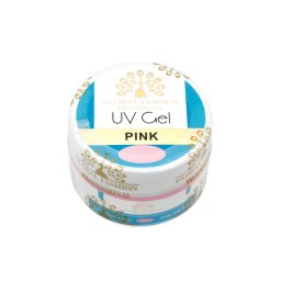 Gel pentru extensii de unghii roz, Global Fashion Pink 15 g