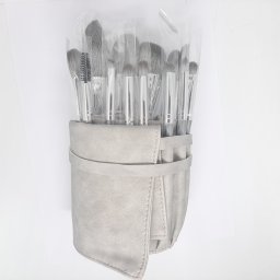 Set de pensule de machiaj, 14 bucăți (capac gri)