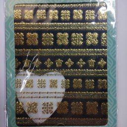 Sticker for nail art (silver) D-17