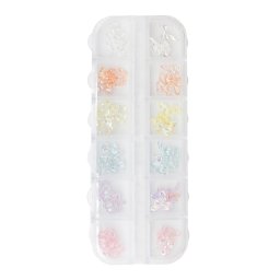 Figuri volumetrice 3D pentru manichiură, set funde colorate, transparente