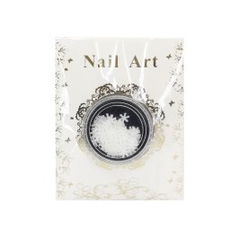 Nail Art alb fulg de zăpadă decor de unghii