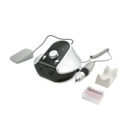 Mașină de manichiură și pedichiură 45000 rpm, 65W Global Fashion 720, argintiu