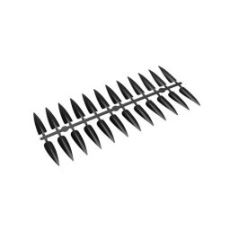 Palette for paints detachable, black