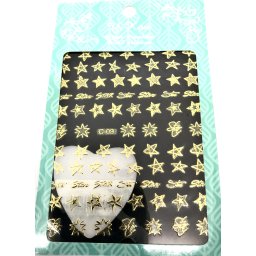 Sticker pentru unghii (argint și aur) C-109