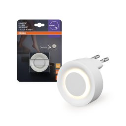 OSRAM LED Lampă de veghe LUNETTA cu senzor de mișcare și de amurg LED/0,31W/230V albă