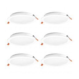 Osram - Set 6 spoturi încastrate LED ESSENTIAL, 18 W, 230 V, Ø 22 cm, alb
