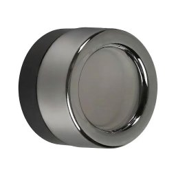 Ideal Lux - Plafonieră LED pentru baie LOLLY 1xGX53/9W/230V Ø10,5 cm negru/fumuriu