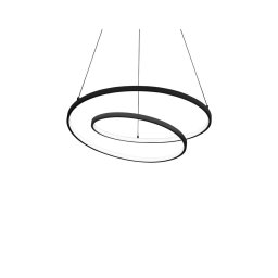 Ideal Lux - Lustră LED dimabilă suspendată pe cablu OZ LED/48W/230V, Ø 60 cm, CRI 90, neagră