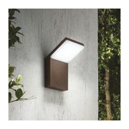 Ideal Lux - Aplica de perete pentru exterior STYLE LED/8,5W/230V 3000K CRI 90 IP54 maro