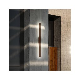 Ideal Lux - Aplică LED de exterior LINEA LED/23W/230V CRI 90 144 cm IP54 maro