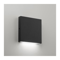 Ideal Lux - Aplică de exterior POST-IT LED/3W/12V CRI 90 neagră