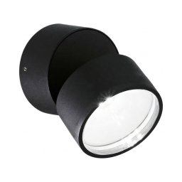 Ideal Lux - Aplică LED de exterior OMEGA, 7W, 230V, CRI 90, IP54, negru