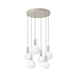 Ideal Lux - Lustră LED suspendată ODEON LED/39W/230V CRI 90 Ø 57 cm bej/alb