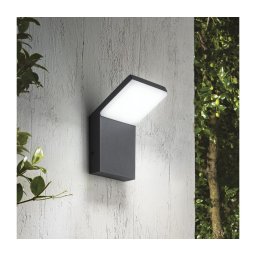 Ideal Lux - Aplică LED de exterior STYLE LED/8,5W/230V 3000K CRI 90 IP54 negru