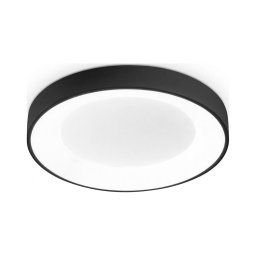 Ideal Lux - Plafonieră LED PLANET, 20 W, 230 V, CRI 90, Ø 40 cm, neagră