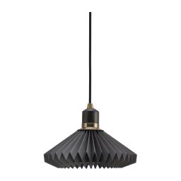 Halo Design 744084 - Lustră suspendată pe cablu PARIS 1xG9/28W/230V Ø 24 cm negru/alamă/stejar
