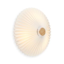 Halo Design 745081 - Aplica de perete PARIS 3xG9/28W/230V Ø40 cm alb/alamă/stejar