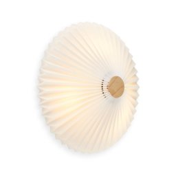 Halo Design 745098 - Aplică de perete PARIS, 4xG9/28W/230V, Ø 50 cm, alb/alamă/stejar
