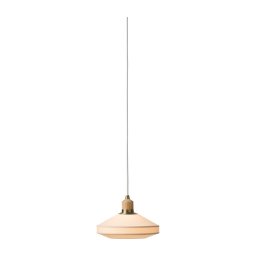Halo Design 744091 - Lustra cu cablu PARIS, 1xE14/40W/230V, Ø 24 cm, crem./alamă/stejar