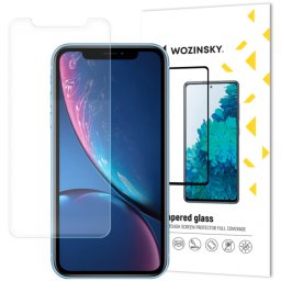 Folie de protectie Ecran WZK pentru Apple iPhone 11 / XR, Sticla Securizata, Full Glue