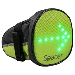 Geanta bicicleta Spacer KOM-SPBBLED | cu LED