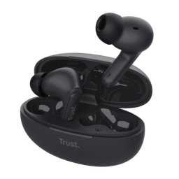 Căști Bluetooth Trust Yavi 25296 | TWS, ENC, Negru