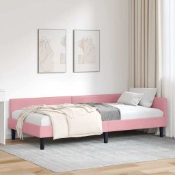Cadru de pat coltar Roz 90 cm x 190 cm CatifeasiPlywood GartenMobel Dekor