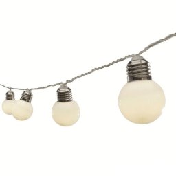 Ghirlanda LED cu 20 becuri, lumina alb cald, 9,5 m (cablul total 14,5 m)