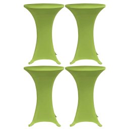 Husa elastica pentru masa, 4 buc., verde, 70 cm GartenMobel Dekor