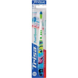 Periuta de dinti manuala Trisa Feel Good Soft, peri moi, cap compact