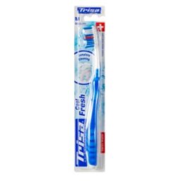 Periuta de dinti manuala Trisa Cool & Fresh Medium cu capac protectie