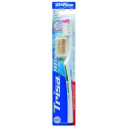 Periuta de dinti manuala Trisa Fresh Soft cu capac protector