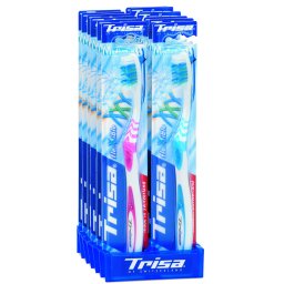 Periuta de dinti manuala Trisa Flexible Medium cu maner flexibil