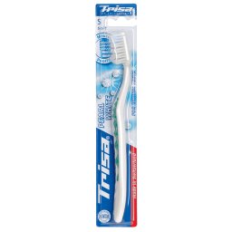 Periuta de dinti manuala Trisa Pearl White Soft pentru albire delicata
