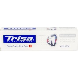Pasta de dinti Trisa Perfect White cu Xylitol pentru albire, 75 ml