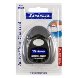 Ata dentara Trisa Active Clean Charcoal, ceruita, mentolata, 40 m