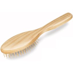 Perie de par Trisa De Luxe Forming Large cu maner din lemn si peri nylon