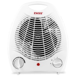 Aeroterma electrica Zass ZFH 01, 2000W, 2 trepte, termostat reglabil