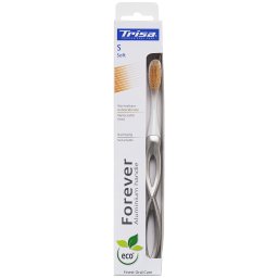 Periuta de dinti manuala Trisa Forever Soft cu cap interschimbabil