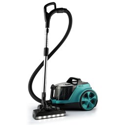 Aspirator fara sac ZASS ZVC 22 Turcoaz, ciclonic, HEPA 13, 800W