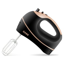 Mixer de mana ZASS ZHM 20 Rose Gold, 300W, 5 viteze si Turbo