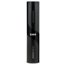 Set deschizator electric pentru vin Zass Gourmet ZEWS 01, negru
