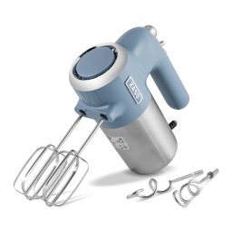 Mixer de mana Zass ZHM 15 Faded Denim, 400W, 5 viteze, Turbo