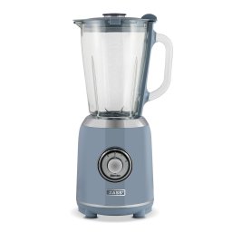 Blender de masa ZASS ZSB 15 Faded Denim, 800W, 1,5L, cana din sticla