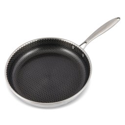 Tigaie din inox 28 cm cu acoperire ceramica tip fagure ZASS