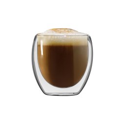 Set 2 pahare termorezistente ZASS Gourmet 250 ml, sticla borosilicata