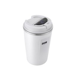 Cana smart pentru cafea 380 ml ZASS ZG-CM 01, alba, cu afisaj temperatura